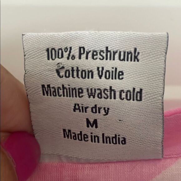 Whimsical Pink Chevron and Skulls Cover Up - Picture 3 of 5